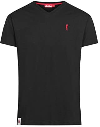derbe Herren Shirt schwarz/rot 3XL