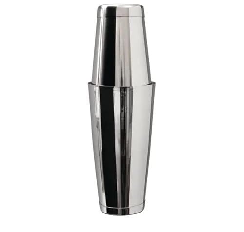 Chabrias Premium Boston Mezclar Shaker Weighted Tin on Tin Stainless Steel Professional Cocktail Shaker Tins - 28oz & 18oz - Ideal for Bartending and Cocktail Making