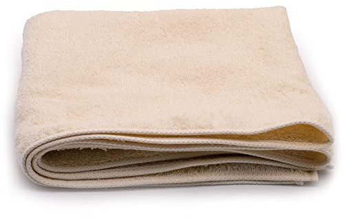 Zen Minded SyuRo Bio -Baumwollgesicht Handtuch Handgewebt In Imabari Japan - Ecru