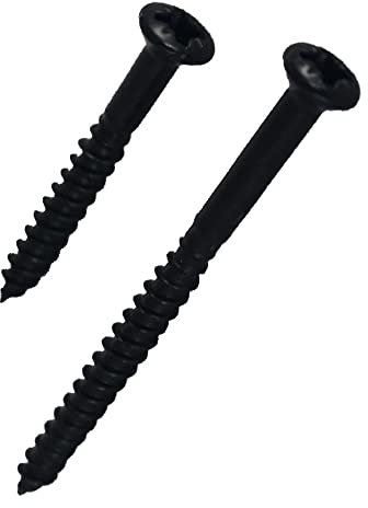 DIY Element System SCHRAUBEN - Schraubenset für U-Träger - Stahl, Schwarz, 40 Stk