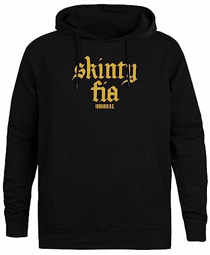 Jinbetee Fontaines DC Merch Skinty Fia Pull À Capuche Noir Sweat À Capuche Unisexe