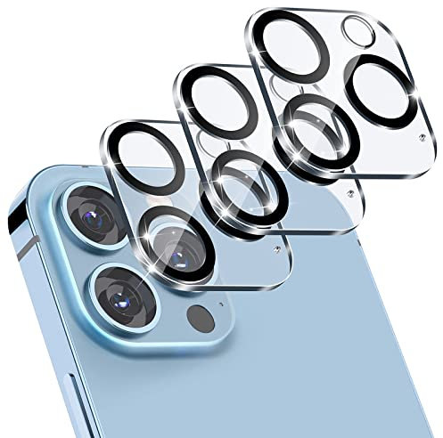 INF Verre trempé de protection d'appareil photo pour iPhone 13 Pro / 13 Pro Max Pack de 3