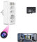Firstoy Telecamera nascosta, presa UE con 3 porta USB e porta di tipo HD WiFi adattatore UE fotocamera con visione notturna e funzione di visualizzazione remota per casa ufficio sicurezza interna