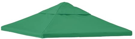 YardJoyliz Verbessertes wasserdichtes Ersatzdach für die Terrasse und Küche, Ersatzdach für Step2 Grillzentrum, schattiges Outdoor-Spielhaus, Grün