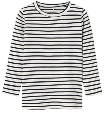 NAME IT Child Oberteil mit Langen Ärmeln Gestreiftes | Long Sleeved Top