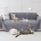 Loiion Sofaschutz Katze, Sofabezug 2 Sitzer Couch Schutz Katze, rutschfeste Couch Überwurf, Sofabezug Wasserdicht, Schonbezug Sofa für Haustier Kinder Katzen Hunde, Grau, 300x180cm