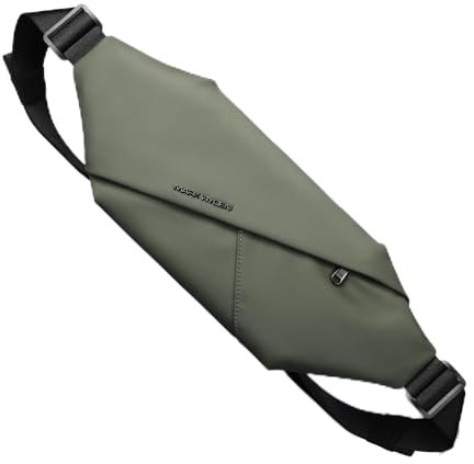 MARKETRON Ultraleicht Sling Bag Slingtasche, Wasserdicht Schultertasche Umhängetasche Herren, Klein Brusttasche Crossbody Bag Mode Hüfttasche für Reise Schule Wandern Fitness Fahrrad Jagd