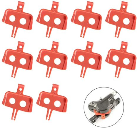 JAMAKALA 10pcs Bicycle Disc Brake Spacer, Anti Air Brake, Hydraulic Calipers Pads,Mountain Bicycle Oil Disc Protection Clip, Plastic Hydraulic Caliper Spacer, Bicycle Disc Brake Disc.