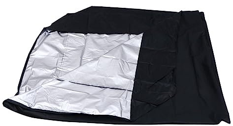 Parliky Oxford Stoff Schutzhülle 244x244x30 Pool Abdeckung Schwarz UV Schutz Winddicht Wasserdicht Shop