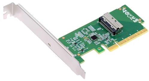 NFHK PCIE5.0 PCI-Express 8X auf MCIO 8i Mini Cool Edge IO SFF-TA-1016 VROC Adapter für Mainboard SSD Grafikkarte