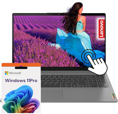 Lenovo Laptop IdeaPad 3i con pantalla táctil FHD de 15.6 pulgadas, 40 GB de RAM, SSD de 1 TB, procesador Intel i3, HDMI, tipo C, Windows 11 Pro