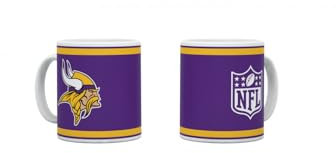 Minnesota Vikings NFL American Football – Tasse Becher Kaffeetasse Kickoff – Mattes Design zur Season 2024/2025 – 330 ml – Keramik