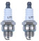 LALAL Bujía L7T/BPMR7A for motores Stihl Husqvarna, motosierra de gasolina, desbrozadora, cortadora de césped, piezas de cortacésped, 1/2/3 Uds.(2pcs)