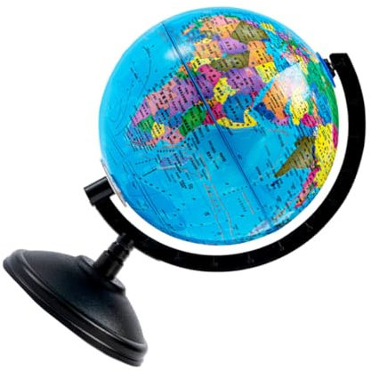 JOINPAYA 1pièce Globe Terrestre pour Garçon Fille Cagnotte Décorative Antichoc Scolaire Et Décoration De Bureau