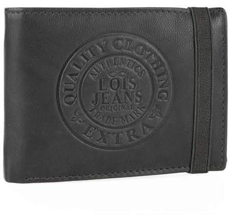 Cartera de Piel para hombre - Cartera hombre Piel con Monedero Interior y T