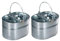 Best House | Galvanized Mop Bucket | 15 Litres | 2 Pcs | Metal Mop Bucket | Strong & Durable | Industrial Galvanized Mop Bucket For Office Kitchen Bathroom Home Floor Cleaning, Silver (Pack of 2)