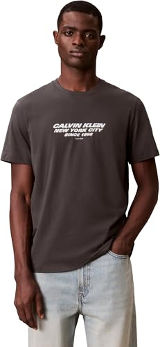 Calvin Klein Herren Ss 30s Whsl Sp Cknyc Graphic Tee Lv04re834g Graphic Tees (1er Pack)