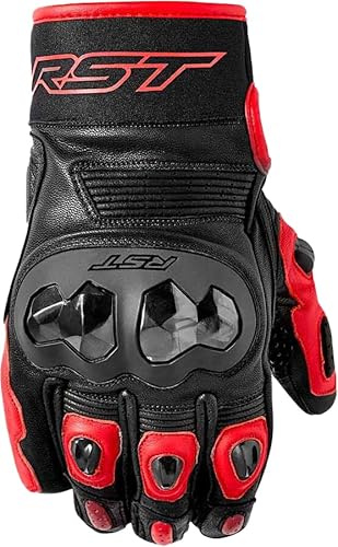 RST Freestyle 3 D3O Motorradhandschuhe (schwarz/rot)