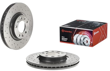 BREMBO 09.8303.1X Brake Disc Rotors, Set of 2