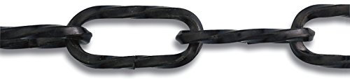 Chapuis bl1712 Kette lustrerie Dekoration Stahldraht Arbeitslast Ungefähre, schwarz, 12 m/ø 2,2 mm