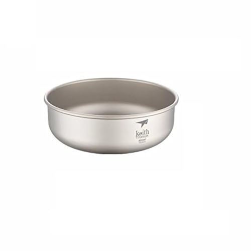 Keith Bol de camping en titane 300 ml ~ 900 ml (500 ml)