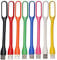 EBYPHAN Lámpara LED Flexible 8 Colores USB, Mini Luz Para Teclado de Laptop, Computadora y Ordenador Portátil, Lectura Ajustable