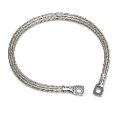 Battery Lead Earth Strap 225mm, 9 Inch Classic Car Flexible Cable Tin Copper Braid Multi-Coloured