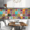 RE-COVERTILES - Adesivi per Piastrelle Bagno e Cucina 24 Pz 10x10 cm - PS00179 Decorazione murale in PVC impermeabile mattonelle mosaico stile cementine Azulejos