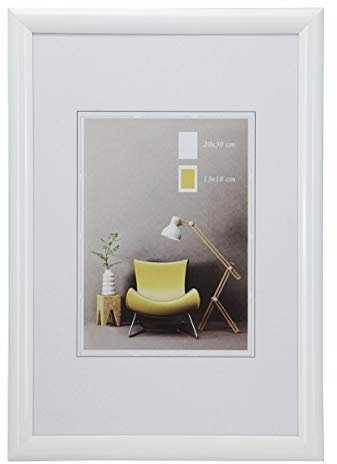 IDEAL TREND Studio Line Kunststoff Bilderrahmen Wanddeko Collage Poster Foto Rahmen: Farbe: Weiß | Format: 29,7x42 (DIN A3)