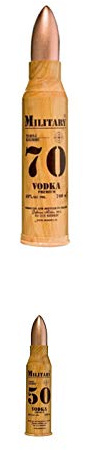 Debowa Military 70 Vodka Premium 40% Vol. 0,7 Liter + Debowa Military 50 Vodka Premium 40% Vol. 0,5 Liter (HALBE)