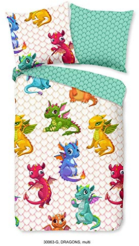 Good Morning Bettwäsche Dragons Multi