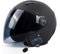 Casque Moto avec Écouteur Bluetooth Et Écharpe Casques Jet Hommes Et Femmes, Casque Rétro Moto, Matériau ABS, Demi Casques Scooter Electric Car Safety Helmet