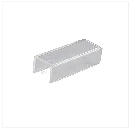ourdeco® Ersatzteil für Vorhangschienen, Schienenverbinder, 1 Paar, glasklar