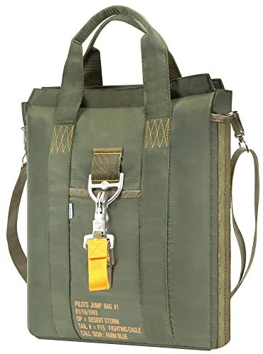 Farm Blue Taktische Flugtasche - Pilotentasche Pilotentasche Pilotentasche - Militär Stil, OD Grün, Medium