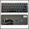 Tastiera Italiana per HP ELITEBOOK 845 G1 G2 Nera Frame Silver RETROILLUMINATA