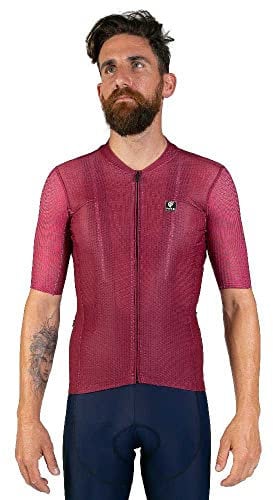 PISSEI Sanremo Camicette, Borgogna, M Unisex-Adulto