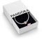 PANDORA Moments Women's 14k Rose Gold-Plated and Sterling Silver Heart Clasp Snake Chain Bracelet for Charms, Size 18, With Gift Box