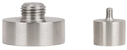 EVI Herrajes Türstopper mit Retainer | Verlängerungsset von 13 mm | für Türen mit Bodenhöhe größer als 18 mm | Edelstahl | kompatibel mit Modell I-152