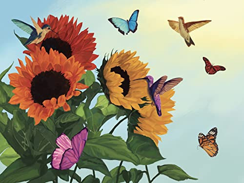 GoodDay Puzzles 48 Großteiliges Puzzle 'Summer Bloom' | Demenz / Alzheimer Aktivitäten für Senioren | einfaches Puzzle für Erwachsene | Geschenke für ältere Menschen