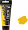 Krevo Art Stoffmalfarben Stofffarben Waschfest Textilfarbe gelb Acrylfarbe auf Wasserbasis | 60ml Tube | Textilfarbe waschmaschinenfest zum Fixieren | Intensiv deckend für helle und dunkle Stoffe