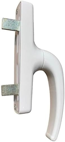 inferramenta CREMONESE PER INTERNO MANIGLIA PER PORTE IN ALLUMINIO CREMONESE ADATTA A TUTTE LE PORTE INTERNE VERSATILE DESIGN MODERNO (Bianco)