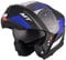 MT Motorradhelm, Klapphelm mit Frontklappe – Genesis SV Cave A7, blau, L
