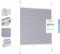 Sekey Plissee ohne Bohren Verdunkelung, Fenster Plissee Klemmfix Jalousie 110 cm breit, Verspannt Blickdicht Sonnenschutz Fensterollo, 110x130cm, Blaugrau