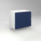 Diventa Modello Diva Star, Mobile Bagno sospeso 70cm con 2 cassetti spaziosi, lavabo dal design moderno, colore blu e bianco
