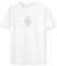 Glimnerize Jungen Rashguard Shirt Bademode Weich Schwimmshirt Kurzarm UV Shirt Badeshirt Rundkragen Shirt Surfbrett Weiß 140