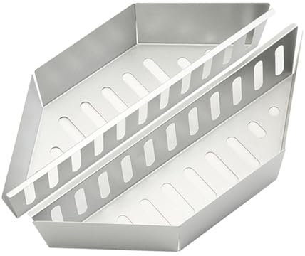 perfk 2 stück Holzkohle Körbe Brikett Halter Grill Körbe Grill Körbe für Grillen