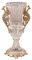 MOBAAK Vase Blumenvase Peacock Kristallglasvase 42 cm Hoch Und 28 cm Breit, Große Becherförmige Blumenvase Für Zuhause, Hotel, Hochzeitsdekoration, Geschenk Vasen Deko Aesthetic