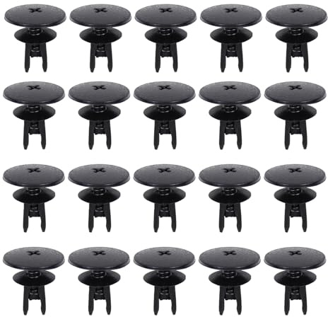 Wasserabweiser Windlauf Befestigung Clips Regenabweiser Befestigungsclips Schrauben Halteclip Klammer Spreizniete für Golf 3 für Vento für Octavia 2 Rapid Toledo