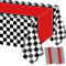 PIXHOTUL 2 Pieces Racing Car Tablecloths, Race Car Birthday Party Decorations Black Checkered Plastic Table Cover Table Runner for Kid Boy Birthday, Race Car Theme Party, 130 x 220 cm