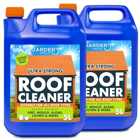 Jarder Ultra Strong Roof Cleaner 2 x 5L - Removes Mould, Dirt, Black Spot and More - Super Concentrated Formula